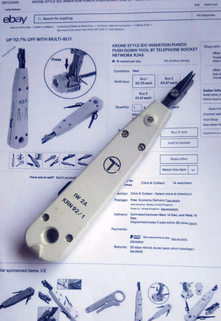 Tool for joining phone and data cables